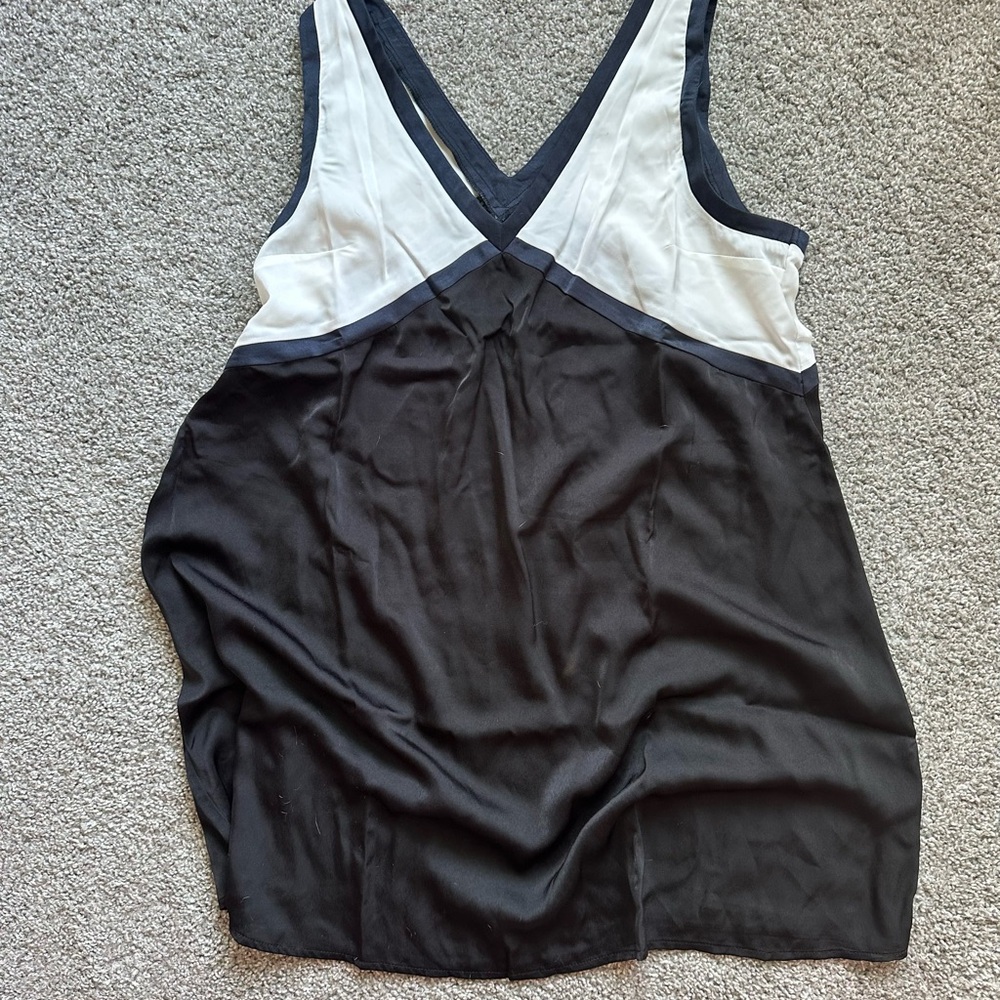 Elegant Black and White Women's Dress